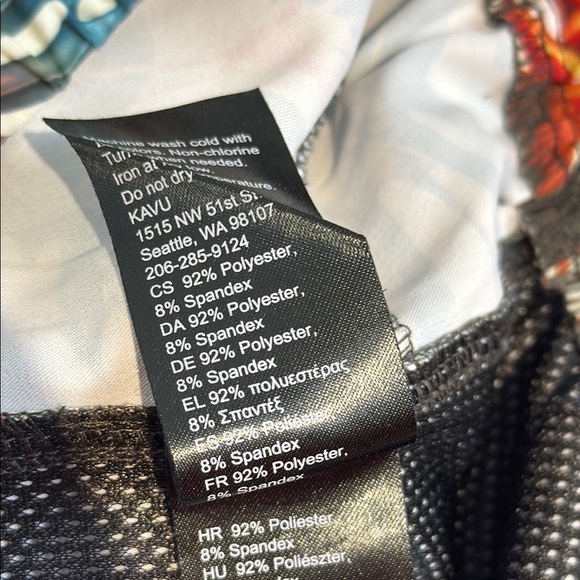 KAVU Bucerias quick dry jogger-style pantsTropical Leaf Print - Picture 7 of 7